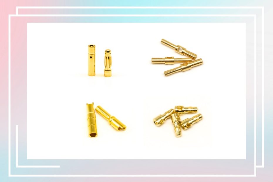 gold pated plug connector